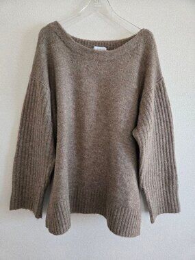 Cocoya Knit Swaeter Light Brown